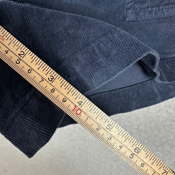 Faherty Cord Patch Pocket Shorts Size 6 Navy 4" Inseam Stretch Casual Boho - Picture 6 of 10